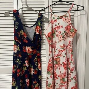 Two summer dresses size medium women’s, save on shipping.